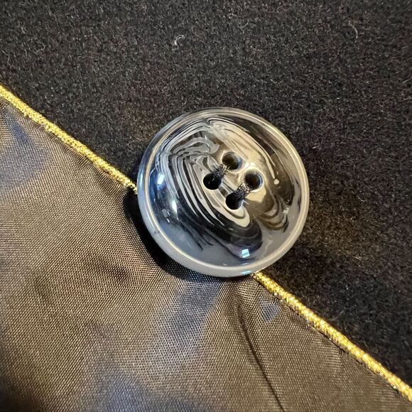 Apt 9 Womens Cape Coat Jacket Wool Blend Elegant Classic Outerwear Black Medium - Picture 10 of 15